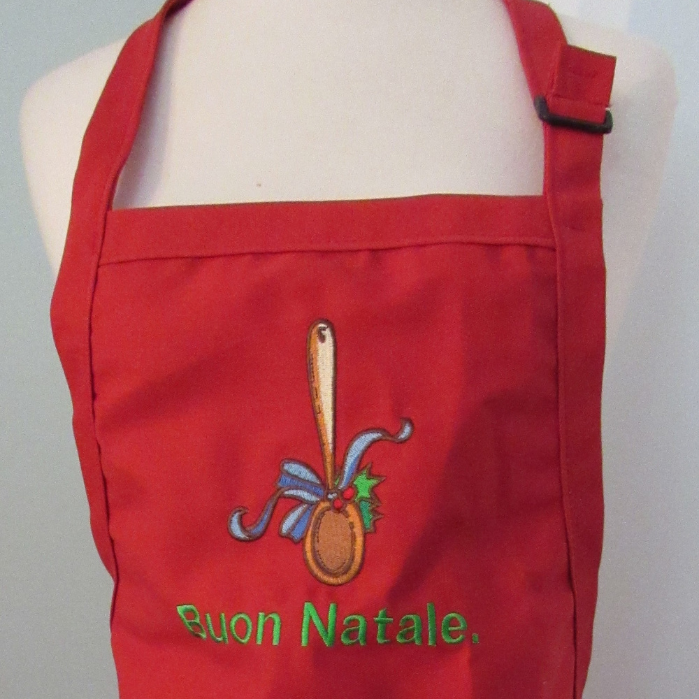 NWOT Augusta Sportswear Red Kitchen Apron